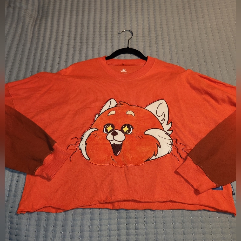 Disney Parks Cropped Pixar Turning Red Mei Mei Red Panda Adult Med Spirit Jersey